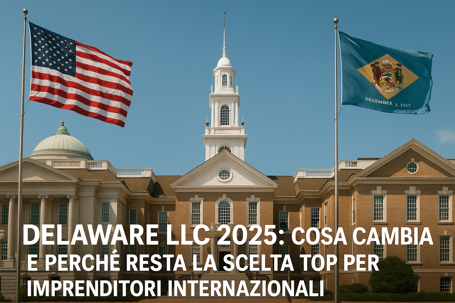 Novità 2025 per aprire una Delaware LLC: vantaggi, rischi e opportunità per imprenditori internazionali. BOI Reporting sospeso e fenomeno D-Exit.